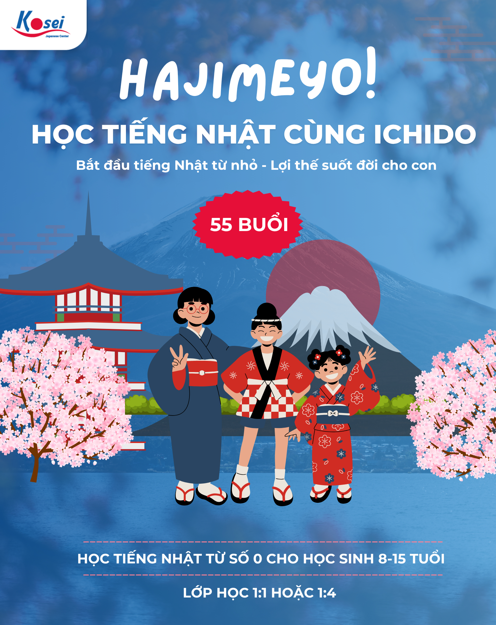 Khoá Học Hajimeyo! - Học tiếng Nhật Cùng Ichido